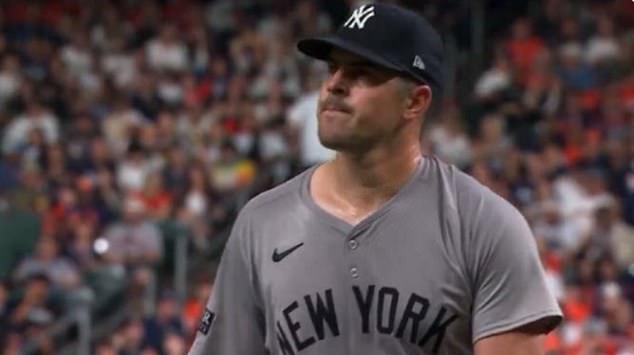 The jerseys have also been criticized for their inability to absorb sweat, as seen with Carlos Rodón of the Yankees.