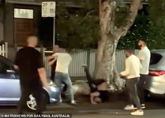 Kent, 54, was involved in a street fight in Sydney on Saturday night.