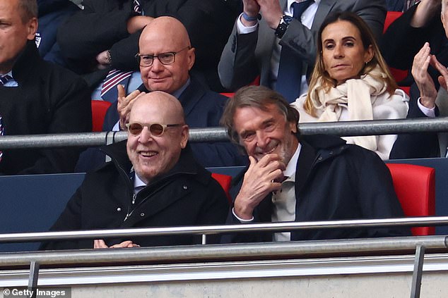 Sir Jim Ratcliffe (right) is willing to be brutal with spending due to United's tight budget