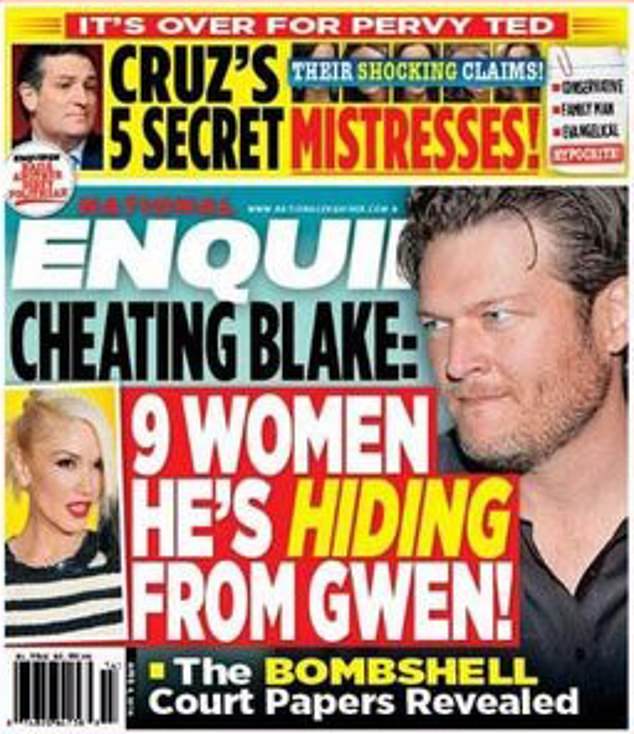 The newspaper published reports alleging that Cruz was having affairs.  He furiously denied the claims at the time.