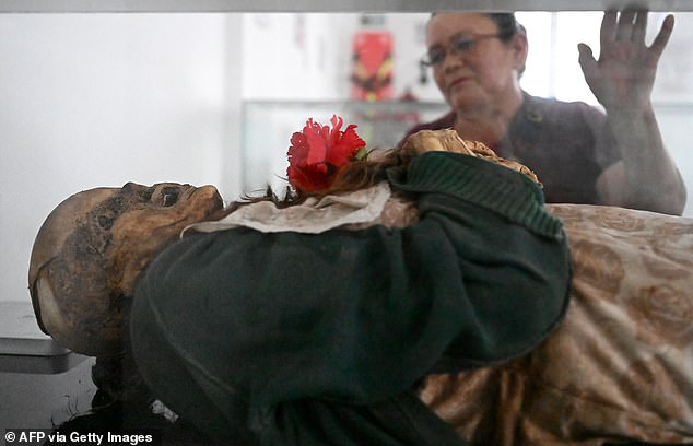 The body of Clovisnerys Bejarano's mother (pictured) was exhumed in 2001, three decades after she was buried.