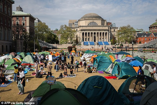 Columbia University President Minouche Shafik issued a statement saying that many Jewish students have been forced to leave campus due to the atmosphere 