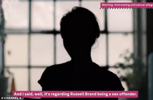 Documentary Russell Brand Dispatches on Channel 4 has been nominated for a TV BAFTA (pictured is a still from the documentary)