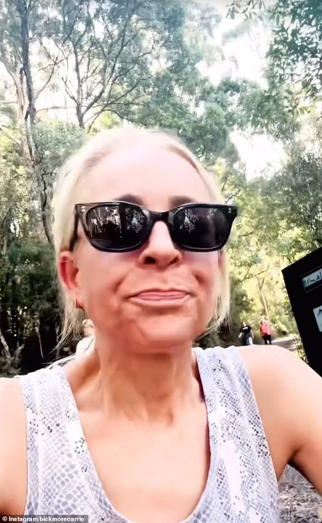 The radio host, 43, shared a foul-mouthed video on Instagram documenting her intense training routine ahead of her challenging race along the Great Wall of China next month.
