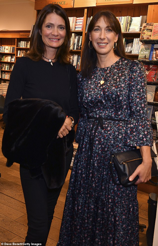 The Cotswolds are fascinating to many people, largely due to the many prolific residents, including the Camerons who have a home in the area (pictured left to right: Plum Sykes; Samantha Cameron).