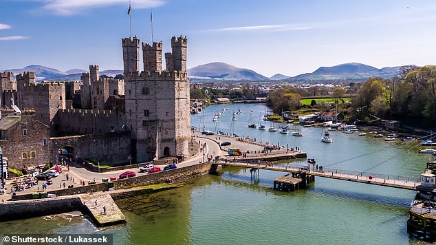 Two of Wales' most picturesque locations featured in the UK's top 10 holiday destinations, including Caernarfon (above) and Llandudno in North Wales.