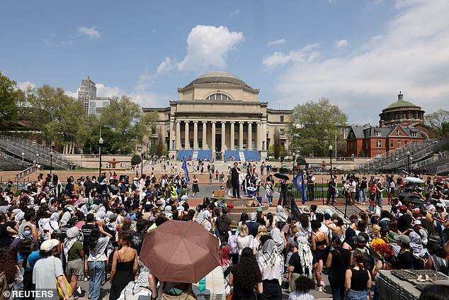 Columbia students were the first from an elite university to set up camp, demanding that the school get rid of Israel amid the war between Israel and Hamas.