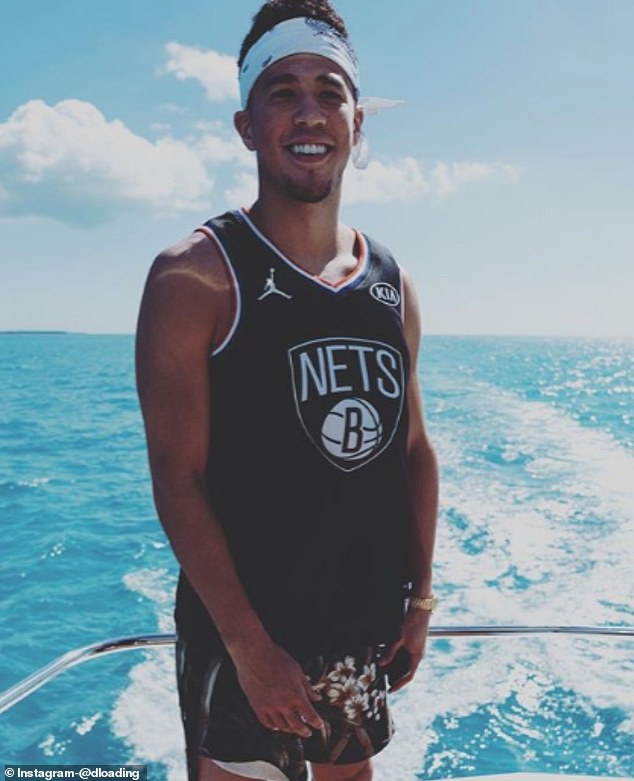 Booker was seen wearing a Nets jersey in 2019 and is close with several Brooklyn players.