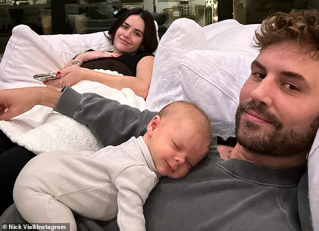 The newlyweds welcomed daughter River Rose in February.