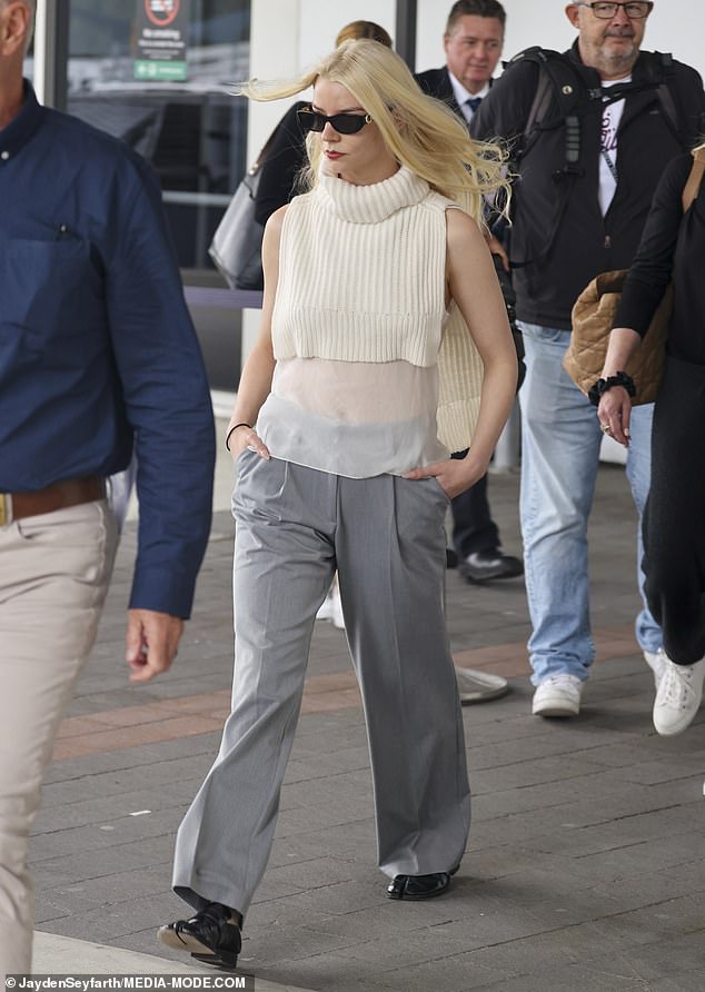 1714447832 787 Pure enjoyment Anya Taylor Joy looks chic in a mesh top
