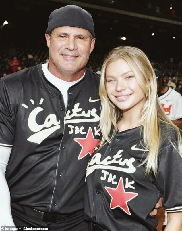 Canseco is the daughter of former MLB slugger José Canseco, who spent 17 professional seasons.