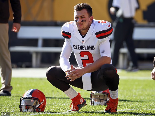 Manziel played just two seasons in the NFL for the Browns before leaving the pros.