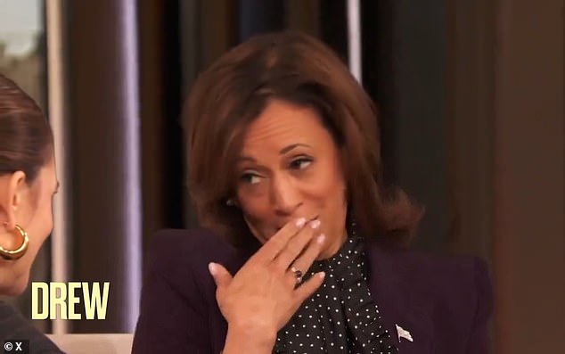 During the interview, Vice President Kamala Harris suggested that Americans are showing their sexism when they make fun of their laughter.