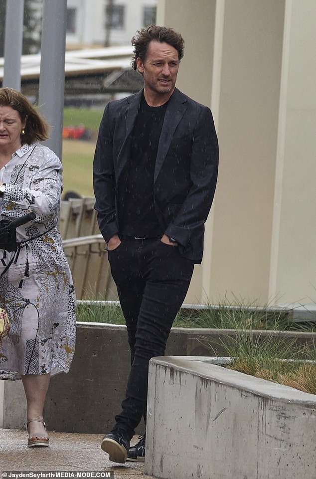 Tristan McManus (pictured) also attended the star-studded bash.