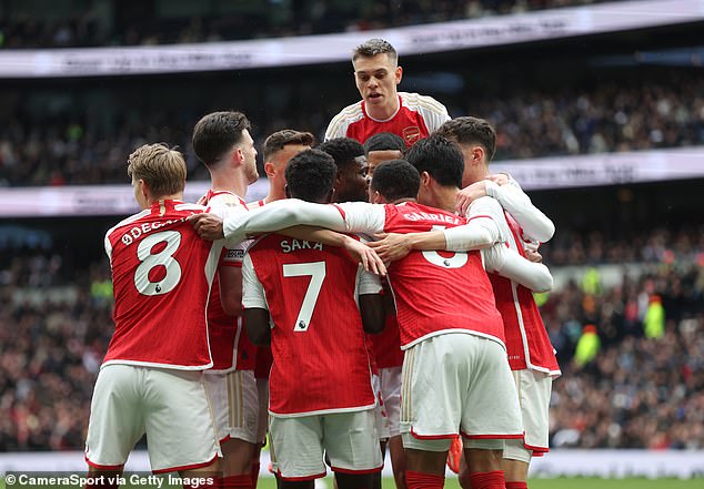 The Gunners secured a vital 3-2 victory over their rivals to continue their title march.