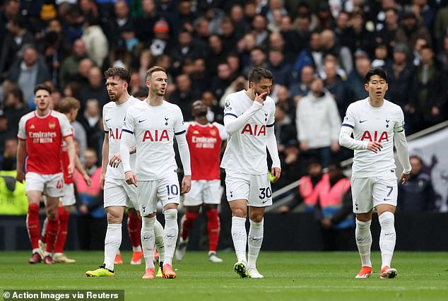 Spurs face a battle for a top-four finish after the result, boosting Arsenal's title hopes.