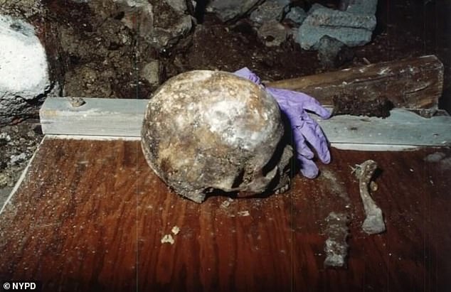 Manhattan construction workers discovered the body in 2003 while demolishing a concrete floor in a building in the Hell's Kitchen area of ​​Manhattan, New York, when a skull rolled out of the rubble.