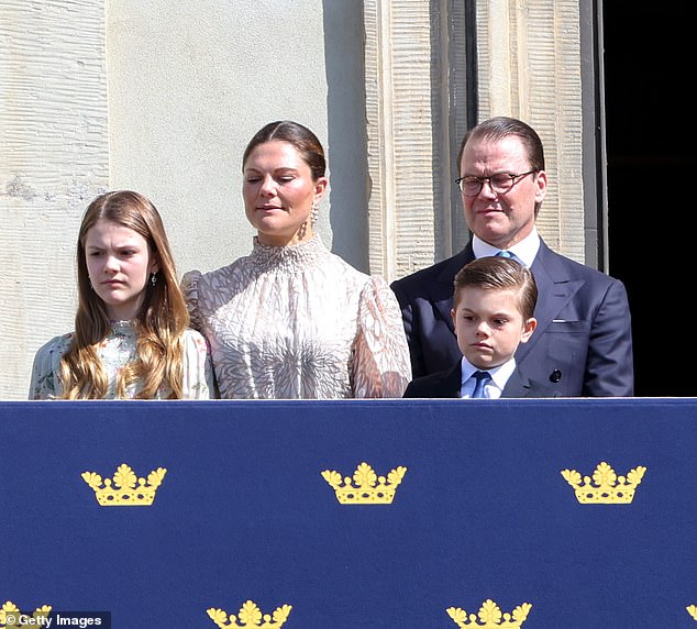 Princess Victoria of Sweden attended, along with her husband, Prince Daniel, and their children, Princess Estelle and Prince Oscar.