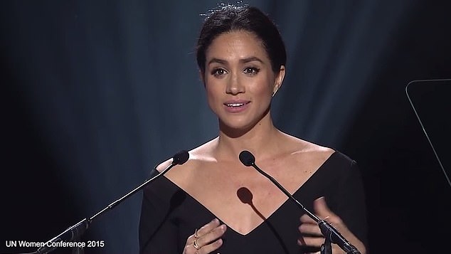 In 2015, Markle recalled the incident during a speech at the United Nations for International Women's Day.