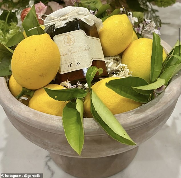 Garcelle Beauvais bagged jar number 15 and uploaded a photo of the jam resting on a bunch of vibrant yellow lemons.