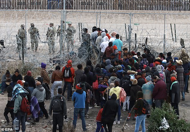 In April, around 130,000 migrant crossings were recorded across the southern border