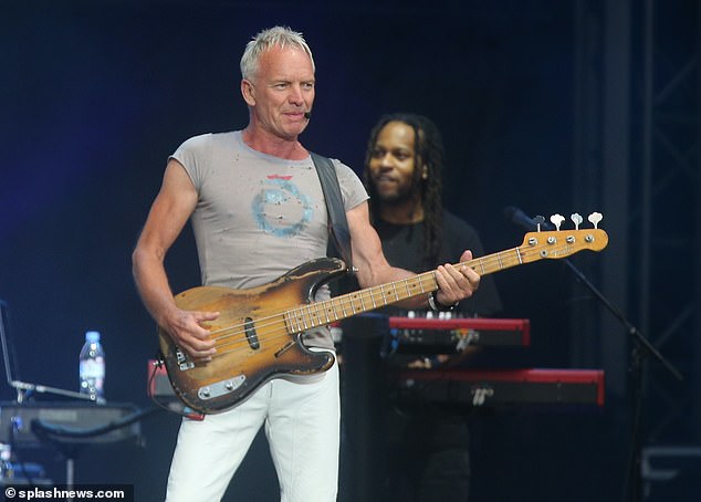 English rocker Sting will also perform at the annual Formula 1 race in Austin, Texas