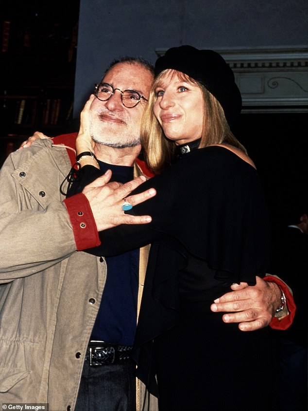Barbra and Larry (pictured in 1993) were embroiled in a saga over the TV adaptation of her play The Normal Heart for years, leading Barbra to claim he had been lying about her.