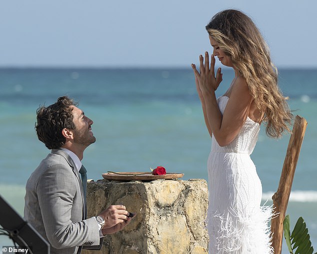 Graziadei became engaged to Anderson on the season finale of The Bachelor after she accepted his marriage proposal in Tulum, Mexico.