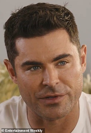 Zac Efron appeared in an interview with Entertainment Weekly on Monday.  Fans were quick to say that his face looked 