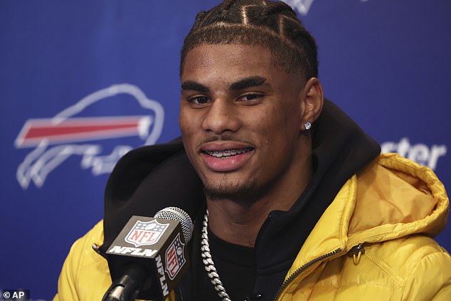 Buffalo's latest acquisition made an impression during its introductory press conference.