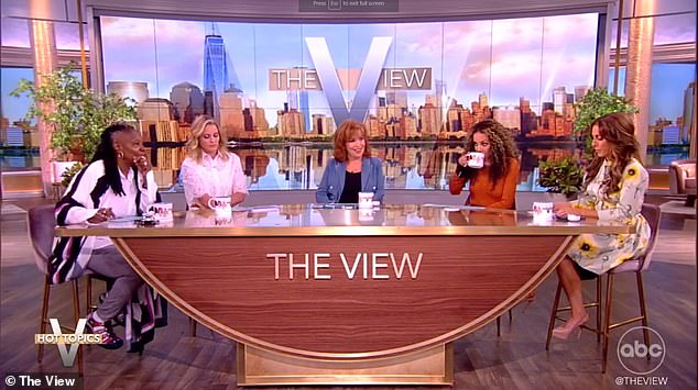 Goldberg spoke on the latest episode of The View, which she co-hosts on ABC.