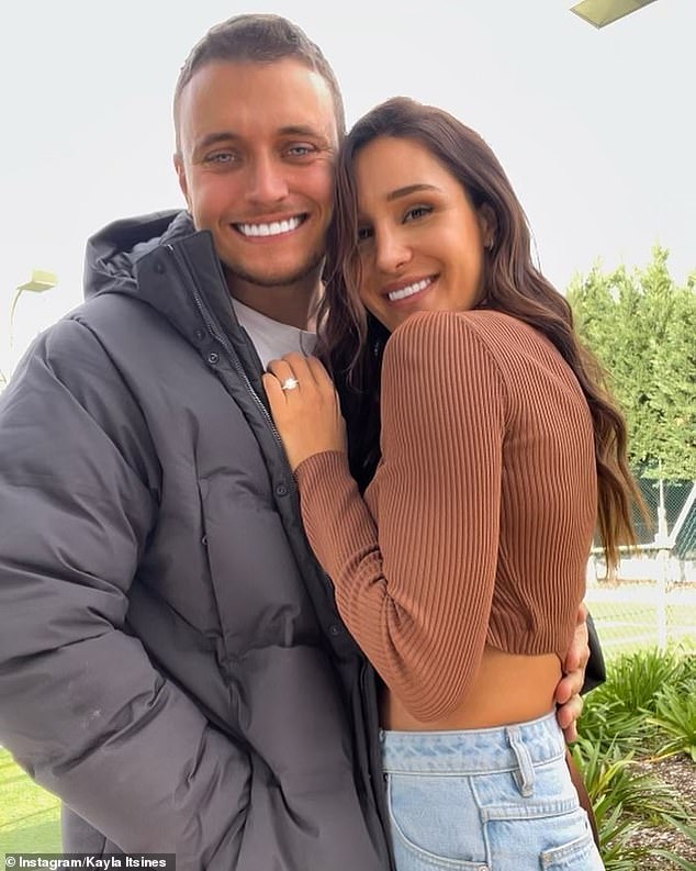 Rachel was believed to be Tobi's first girlfriend since he split from Kayla (right) in August 2020. Meanwhile, Kayla married her new partner Jae Woodroffe (left).