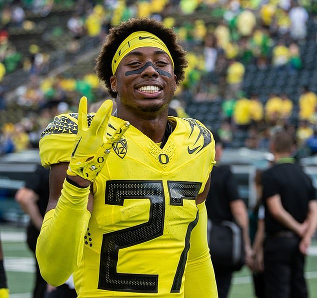 Daylen Amir Austin, 19, a star defensive back at the University of Oregon, was charged with felony hit-and-run.
