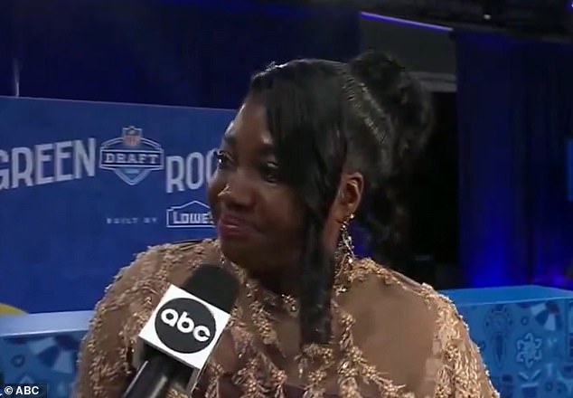 Sondra Thomas gave an extremely deadpan response while on national television during the draft.