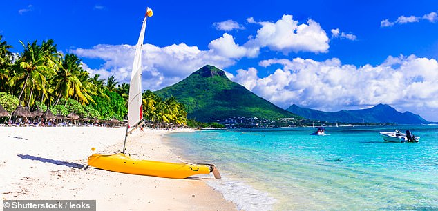 The 55-year-old Briton landed in Mauritius on Saturday and was staying in a hotel in Ebène, on the west side of the paradisiacal island.  On Sunday he went to nearby Flic en Flac beach (pictured) for his first swim and had difficulty in the water.