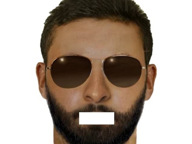 There was an attempted kidnapping of an 11-year-old girl in the Melbourne suburb of Doncaster East on March 28.  Above, a digitally produced police image.  The man's teeth were not shown.