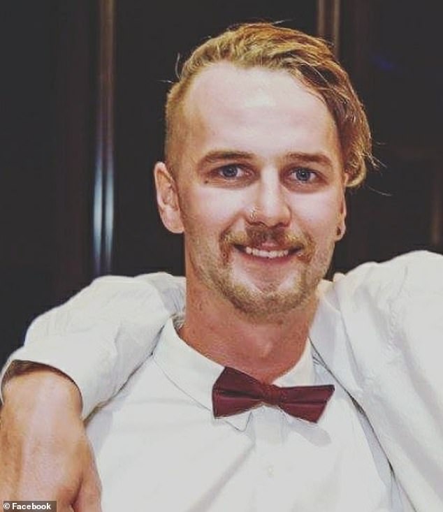 Aaron Toth (pictured), a 30-year-old carpenter from Cranbourne, was found with a fatal gunshot wound inside a Volkswagen Golf on Saturday.
