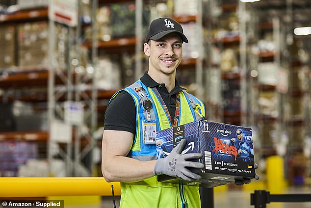 Tech giant Amazon will hire 1,400 seasonal workers (pictured) in Australia ahead of the busy mid-year sales period.
