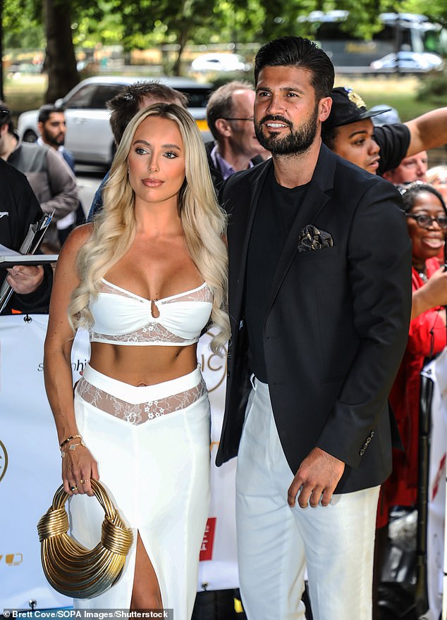 Amber was previously dating Dan Edgar, who is one of the Towie cast members after she joined in 2015 (pictured in 2022).