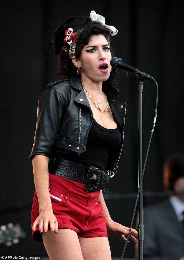 The singer tragically died of alcohol poisoning at her home in Camden in July 2011 (Amy pictured in 2008).