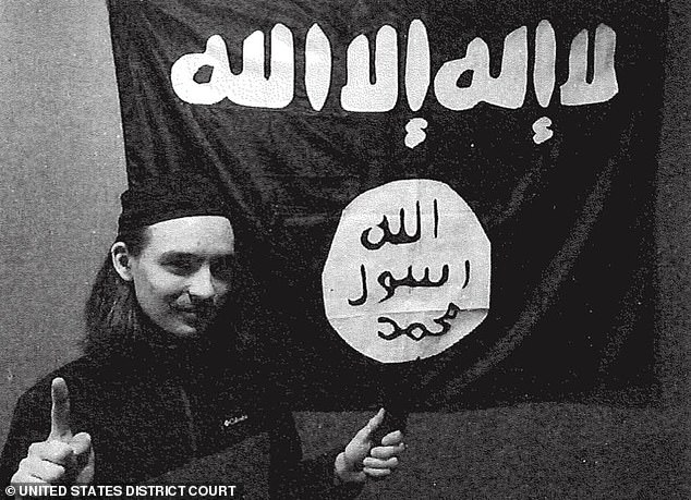Alexander Scott Mercurio, 18, was arrested over the weekend by the Department of Justice after allegedly plotting attacks on local churches in Coeur d'Alene on behalf of ISIS.