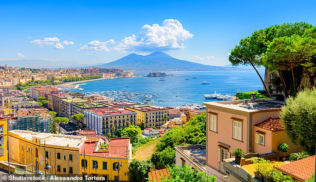 Masterpiece: Deirdre Fernand travels to Naples (pictured) to explore the legacy of Italian artist Caravaggio, who fled to the city in the 17th century.