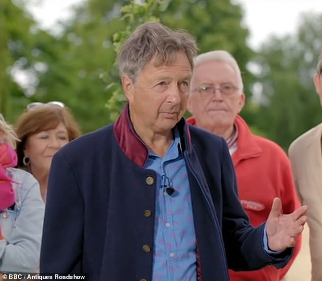 An Antiques Roadshow guest (pictured) was left shocked after discovering his gruesome family heirloom was worth a five-figure sum.