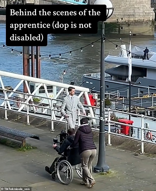Apprentices fans were shocked to see the cameraman filming from