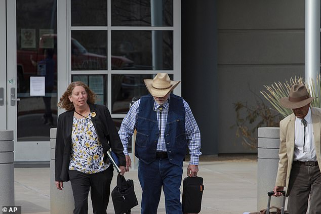 Kelly leaves the Santa Cruz County Courthouse with defense attorney Kathy Lowthorp after the first day of his trial on Friday, March 22, 2024.