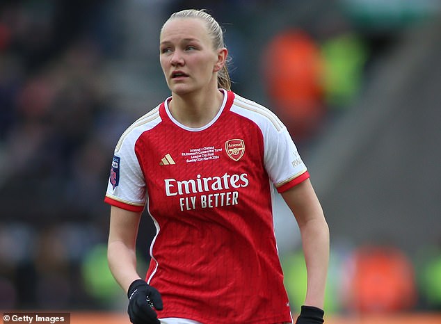 Arsenal's Frida Maanum in stable condition after collapsing during Women's League Cup final