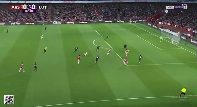 Arsenal fans hit out at nauseating camera angle during clash