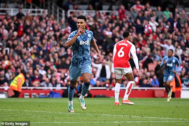 Ollie Watkins scored a sublime goal to help Aston Villa seal a 2-0 win against Arsenal