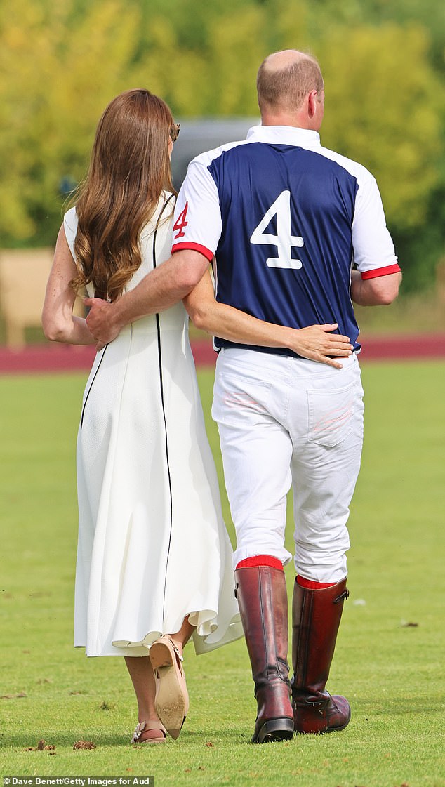 William and Kate share a moment of love during a 2022 polo match in Windsor