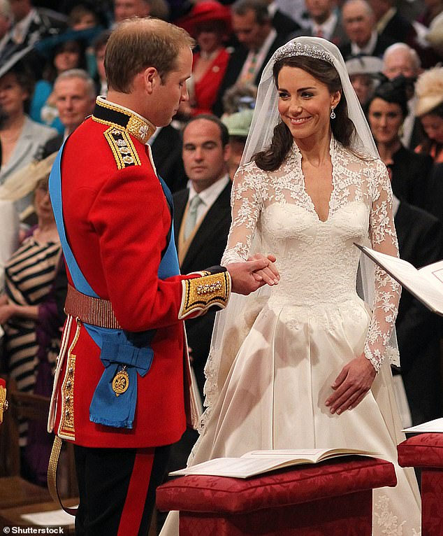 The look of love: Two billion people around the world tuned in to watch Prince William and Catherine Middleton's fairytale wedding in 2011